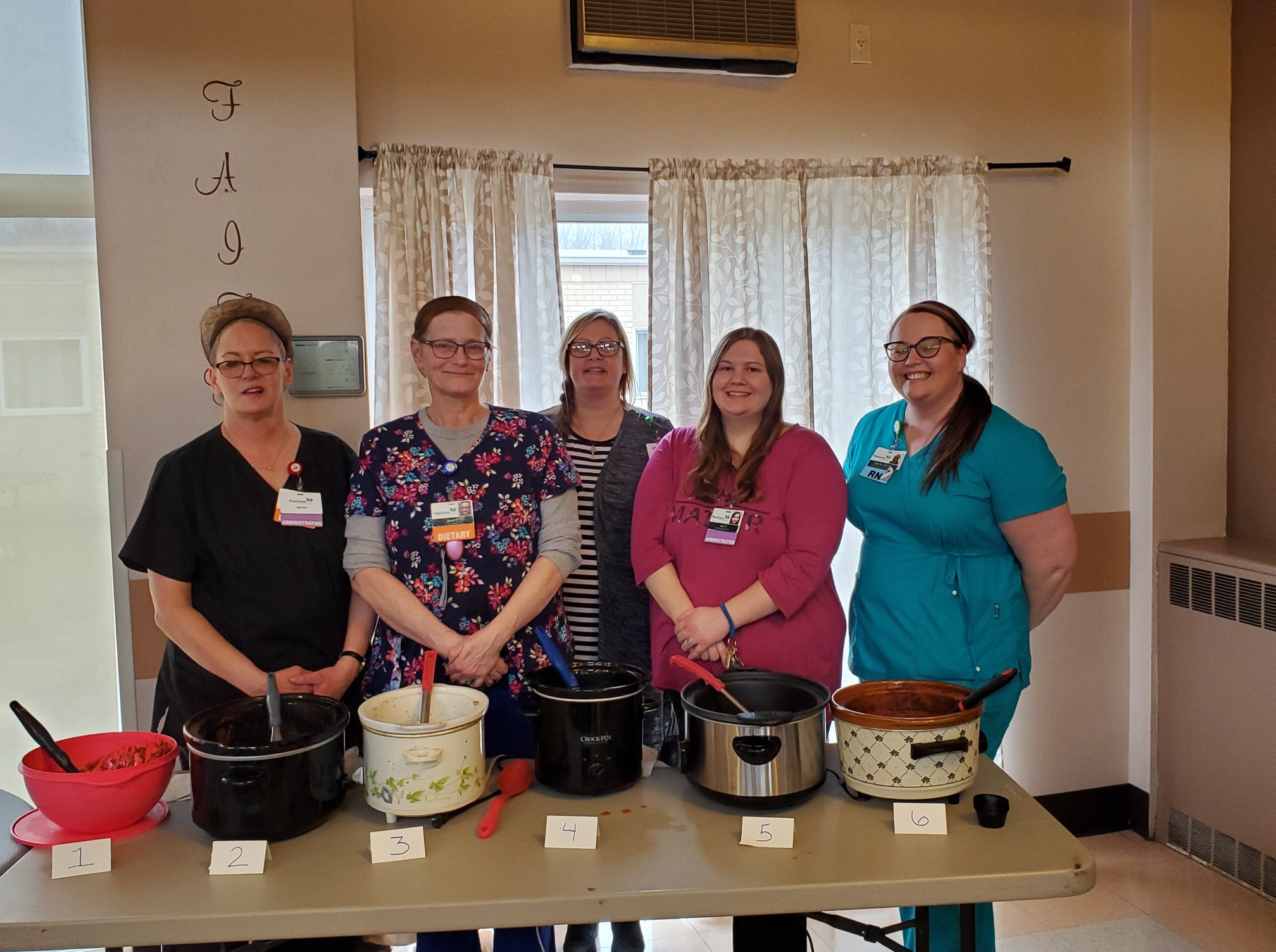 Pine Grove Hosts Staff Chili CookOff